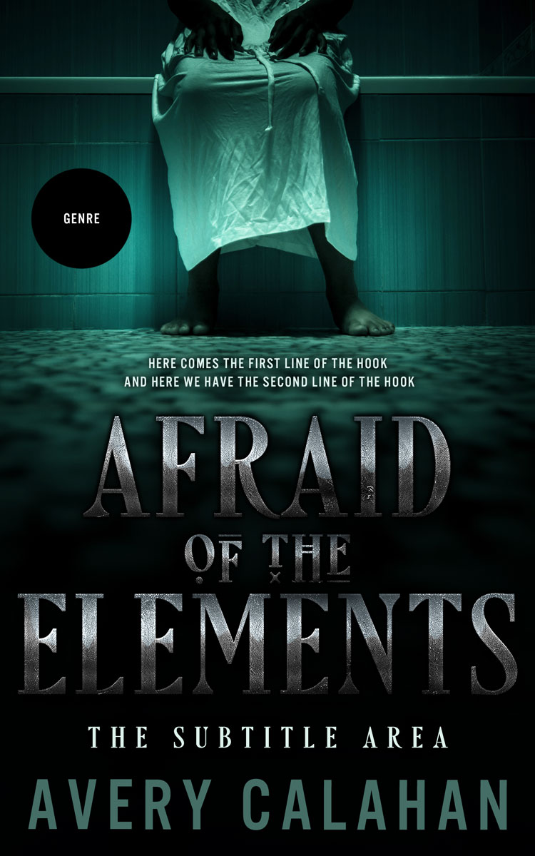 2D view of Premade Horror Book Cover - Black Bean