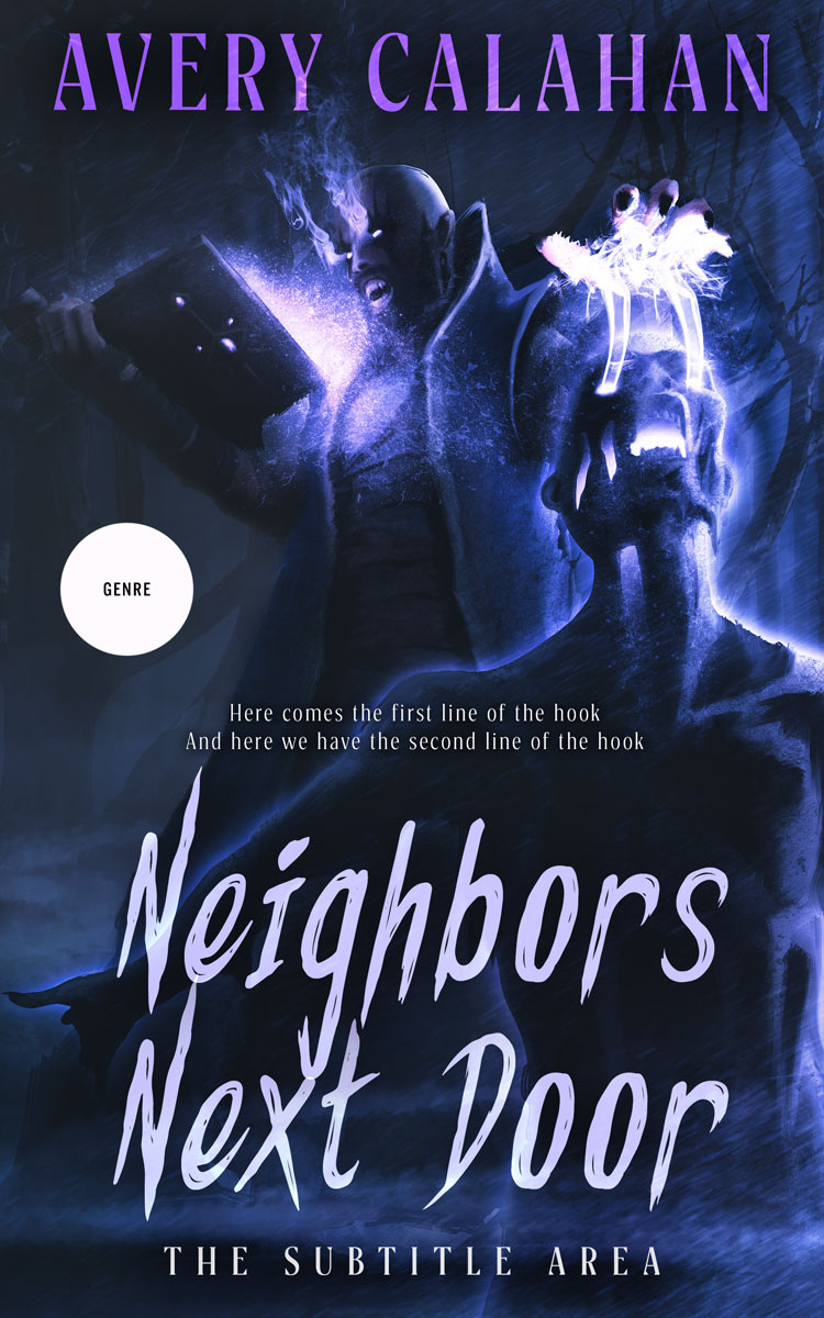 2D view of Premade Horror Book Cover - Mirage