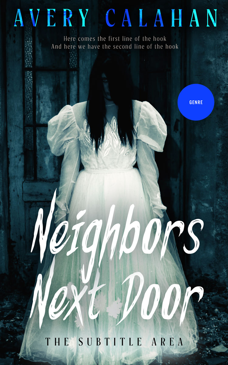 2D view of Premade Horror Book Cover - Timber Green