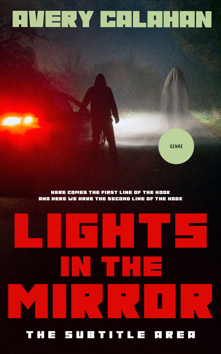 2D view of Premade Horror Book Cover - Valencia