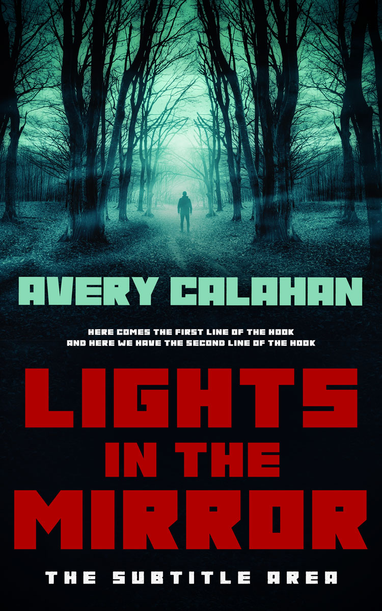 2D view of Premade Horror Book Cover - Apple Blossom