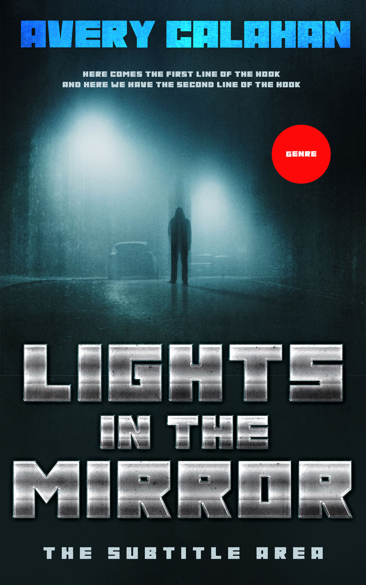 2D view of Premade Horror Book Cover - Timber Green