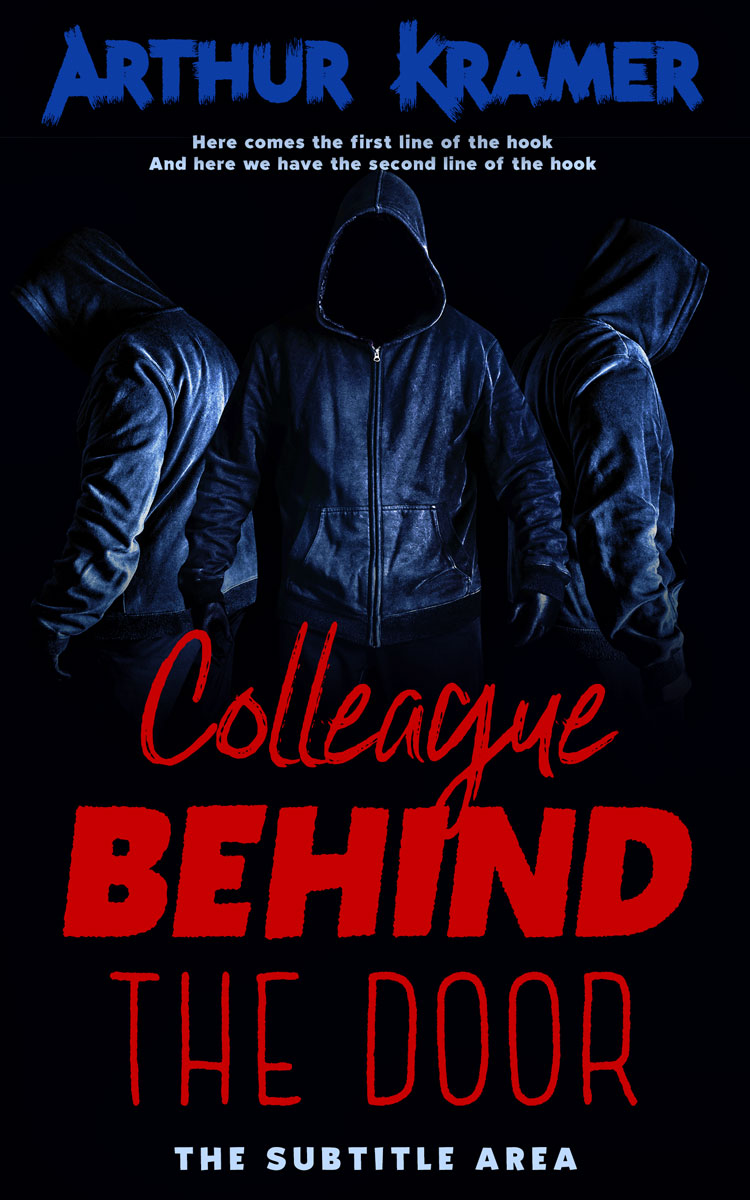 2D view of Premade Mystery & Thriller & Suspense Book Cover - Ebony