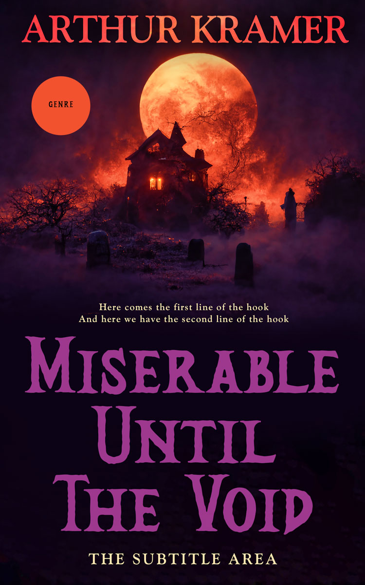 2D view of Premade Horror Book Cover - Fuzzy Wuzzy Brown