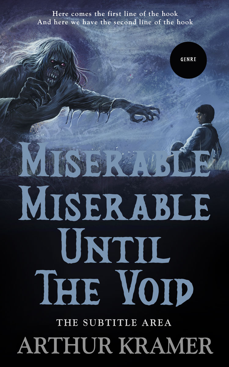 2D view of Premade Horror Book Cover - Mirage