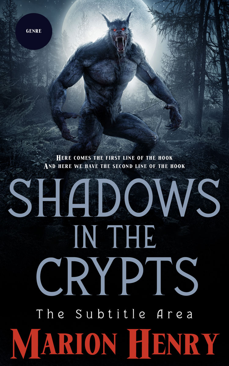 2D view of Premade Horror Book Cover - Bunker