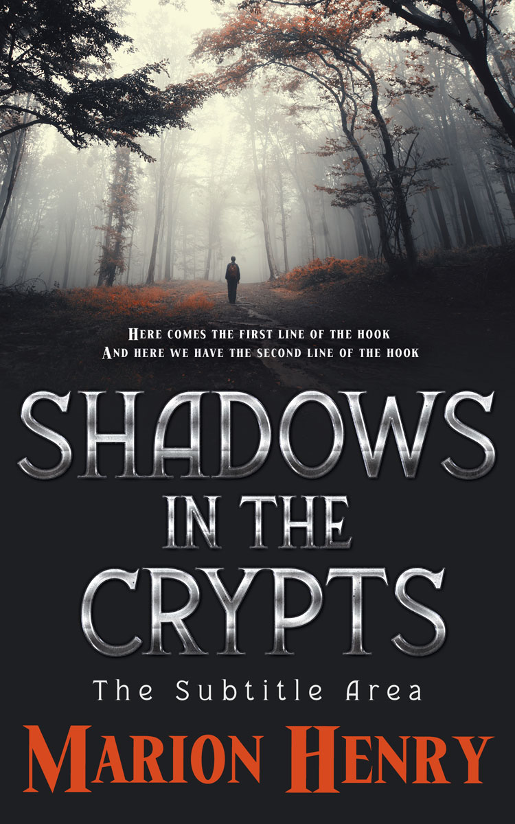 2D view of Premade Horror Book Cover - Coral Reef