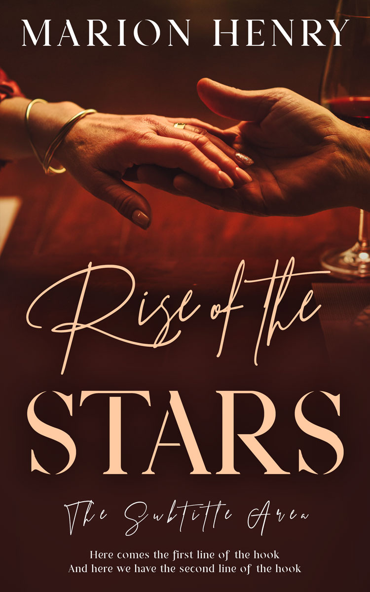 2D view of Premade Romance Book Cover - Tamarind