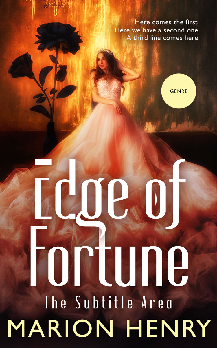 2D view of Premade Fantasy Book Cover - Cedar