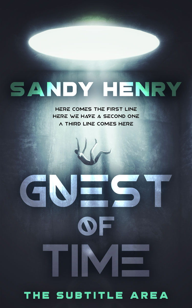 2D view of Premade Science Fiction Book Cover - Charade