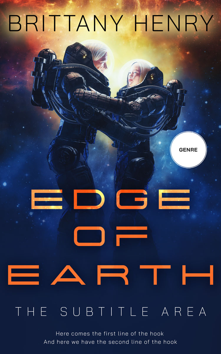 2D view of Premade Romance Book Cover - Big Stone