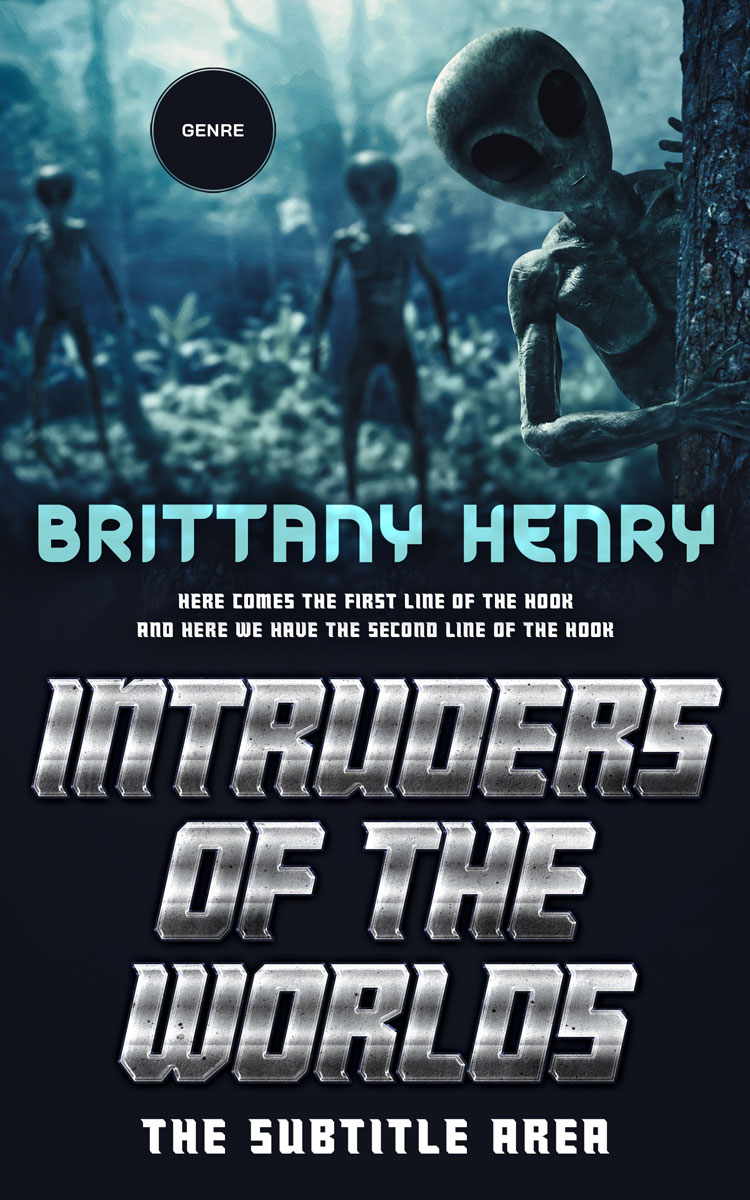 2D view of Premade Science Fiction Book Cover - Loblolly