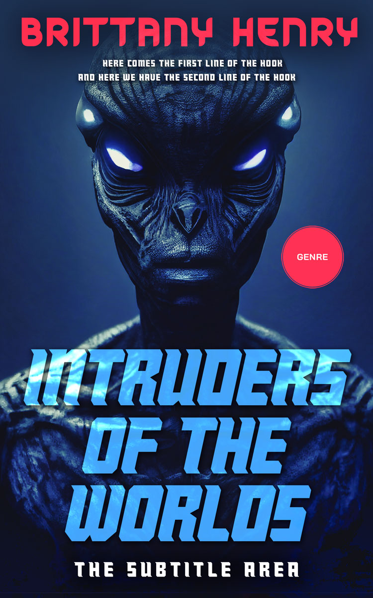 2D view of Premade Science Fiction Book Cover - Big Stone