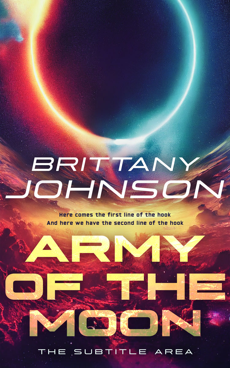 2D view of Premade Science Fiction Book Cover - Tumbleweed