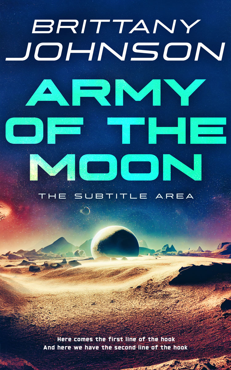 2D view of Premade Science Fiction Book Cover - Biscay