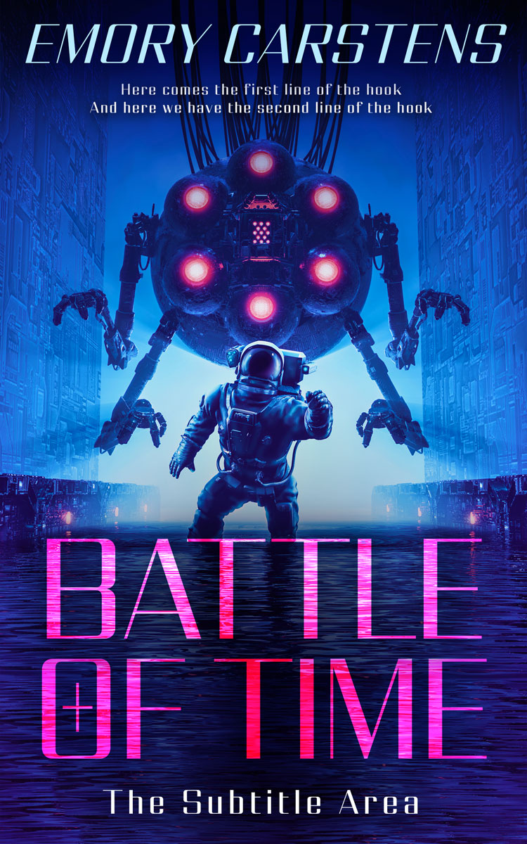 2D view of Premade Science Fiction Book Cover - Lucky Point