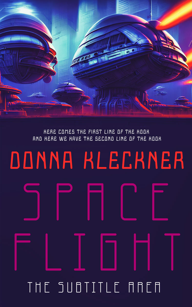 2D view of Premade Science Fiction Book Cover - Haiti