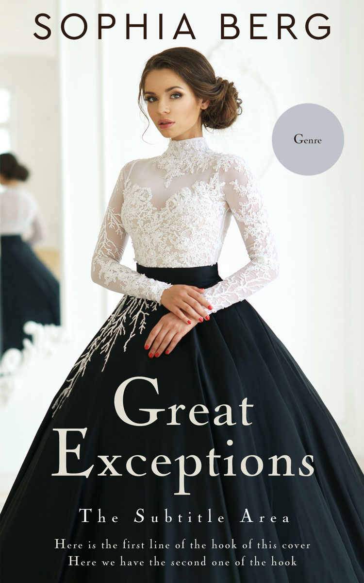 2D view of Premade Romance Book Cover - Cararra