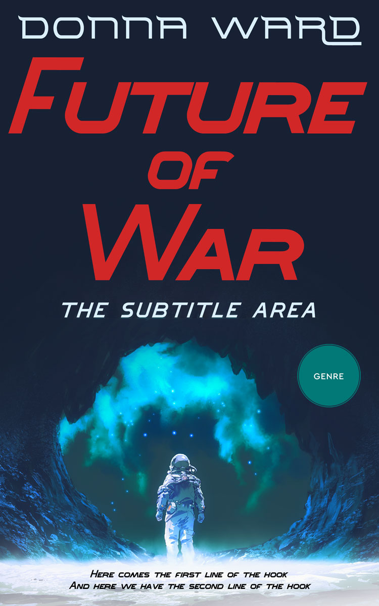 2D view of Premade Science Fiction Book Cover - Big Stone