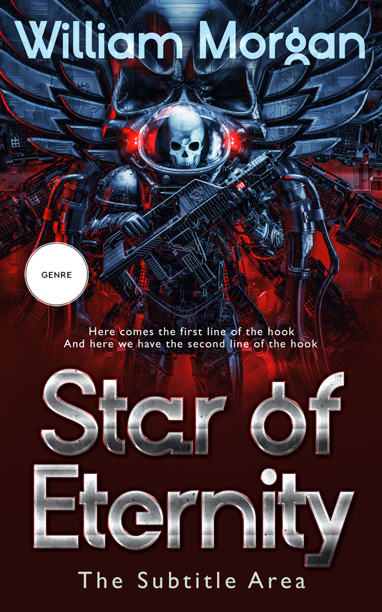 2D view of Premade Science Fiction Book Cover - Gondola