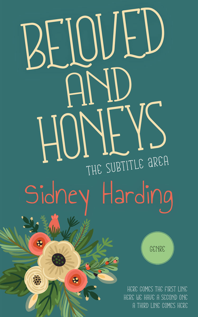 2D view of Premade Romance Book Cover - Oracle