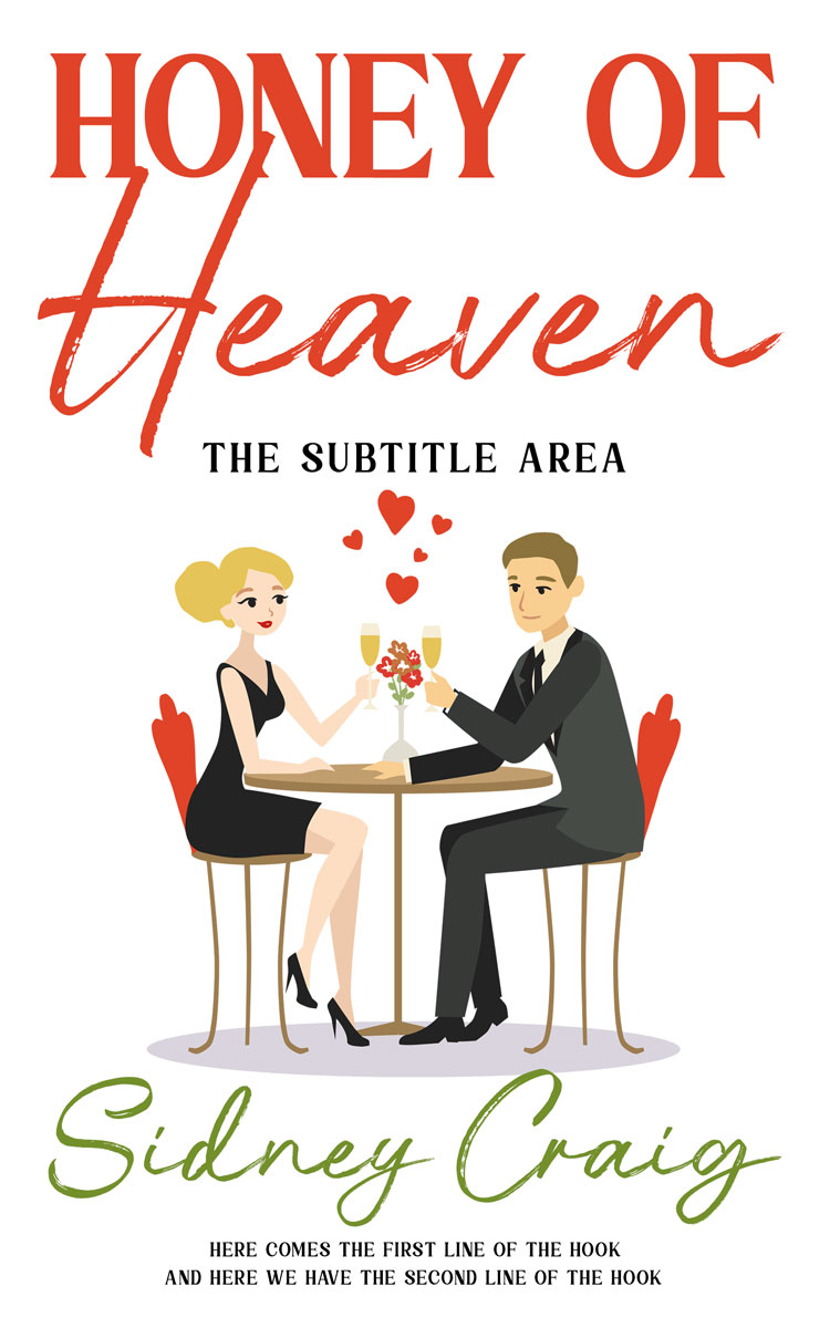 2D view of Premade Romance Book Cover - Heavy Metal