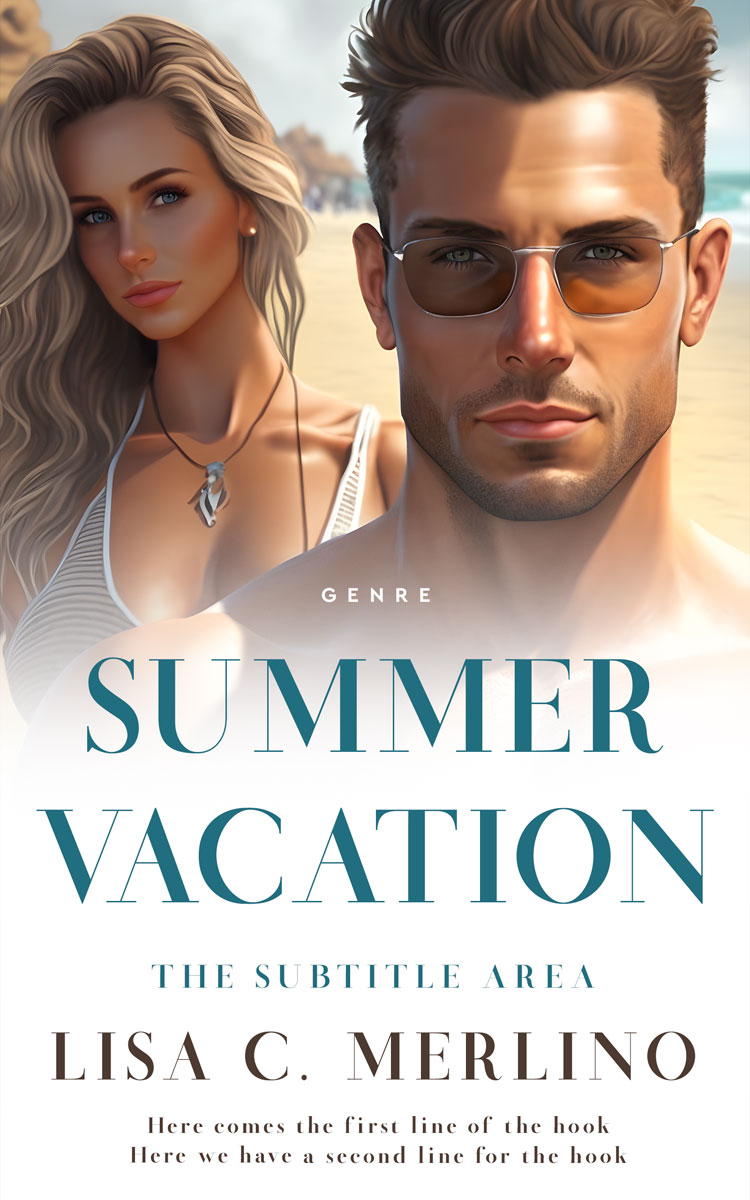 2D view of Premade Romance Book Cover - Sandrift