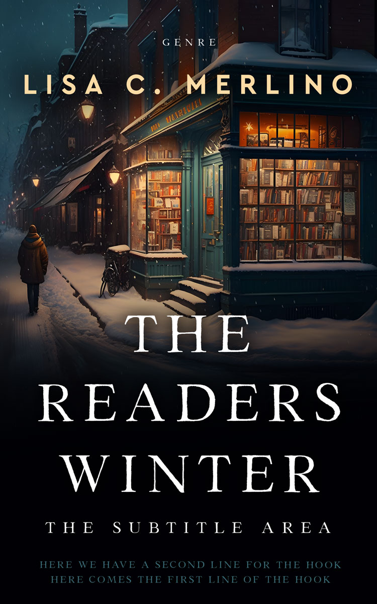 2D view of Premade Literary Fiction Book Cover - Woodsmoke