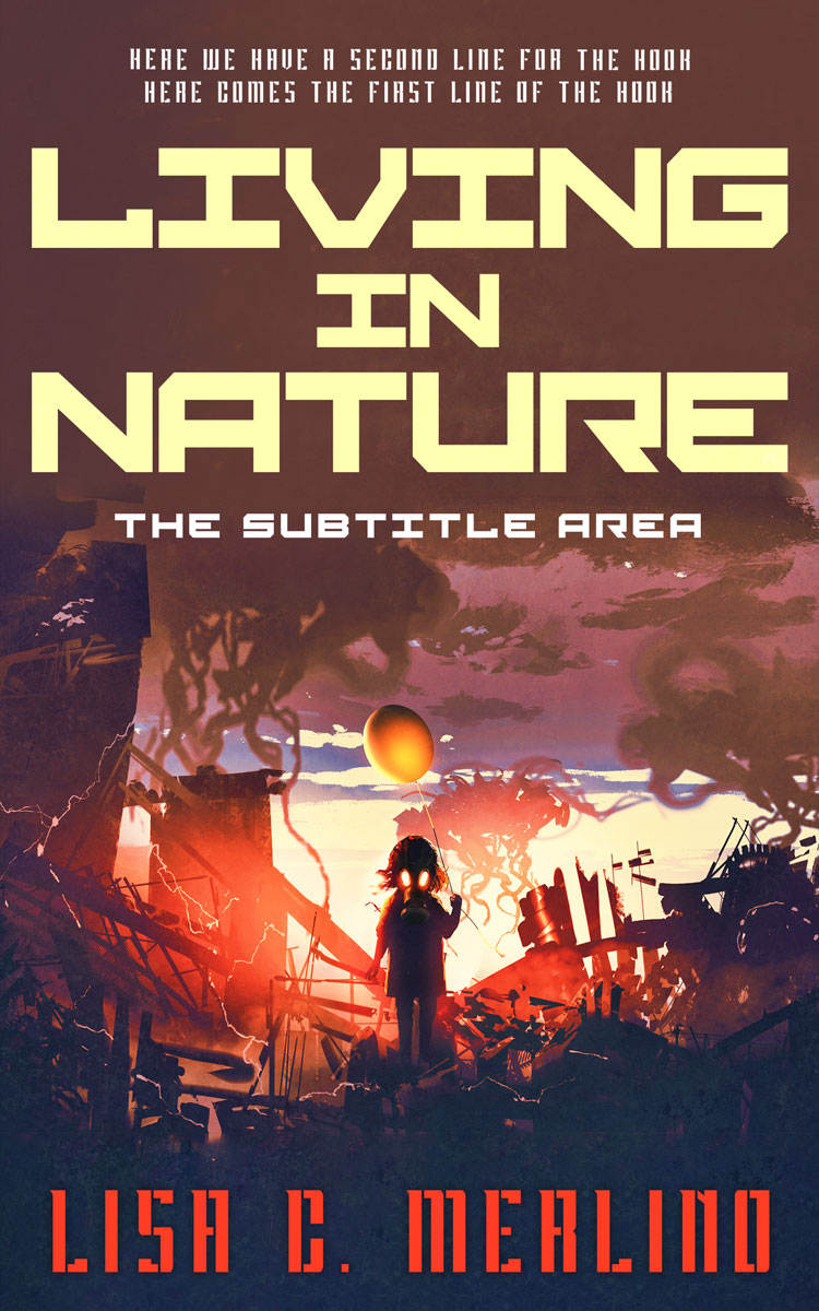 2D view of Premade Apocalyptica Book Cover - Congo Brown