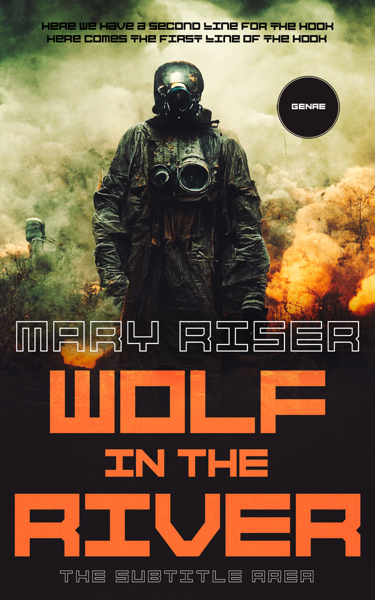 2D view of Premade Apocalyptica Book Cover - Dune