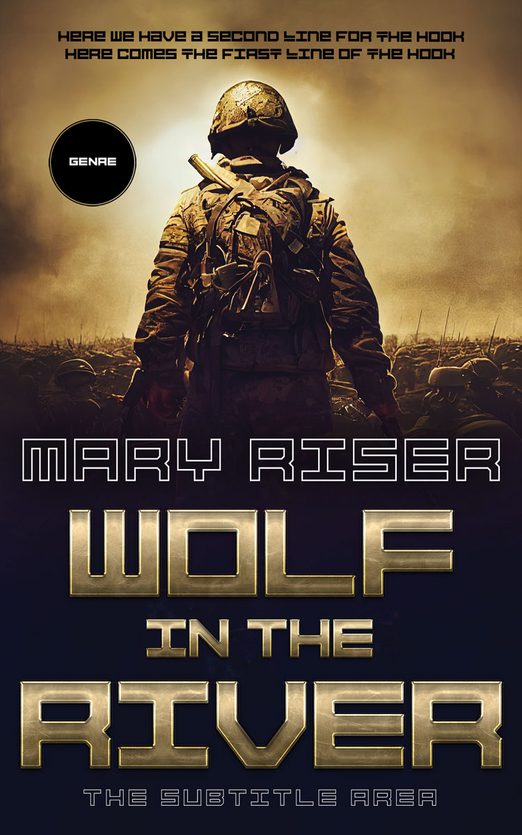 2D view of Premade Paranormal & Urban Book Cover - Gimblet