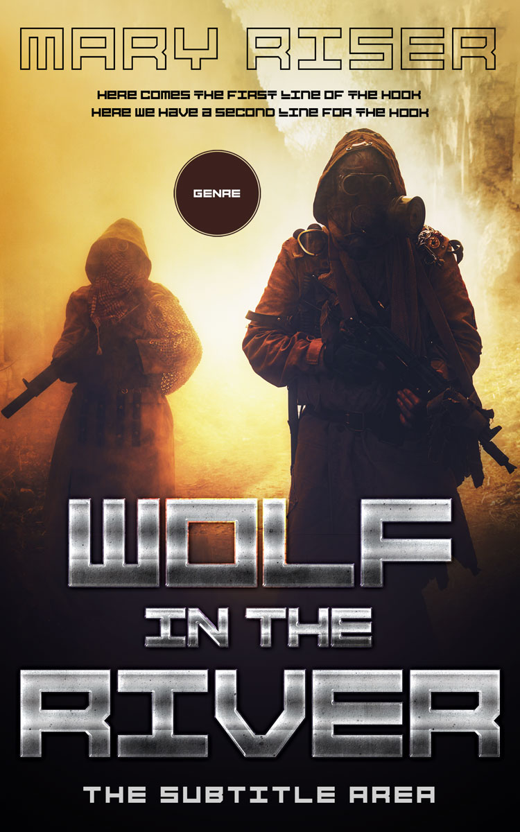 2D view of Calico #14006 - Premade Apocalyptica Book Cover