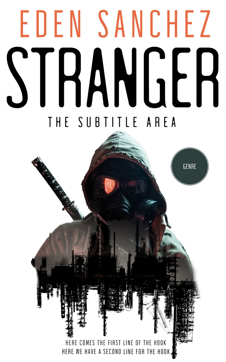 2D view of Premade Apocalyptica Book Cover - Dust Storm