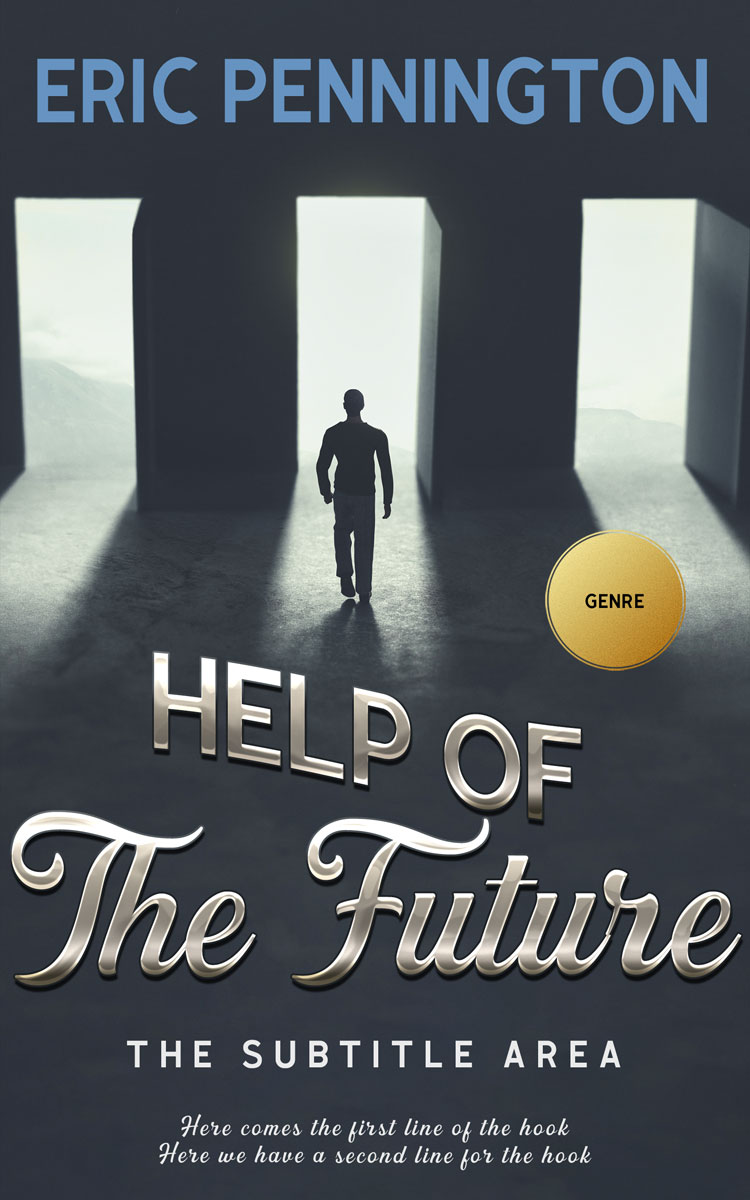 2D view of Premade Self-Improvement & Self-Help Book Cover - Tuna