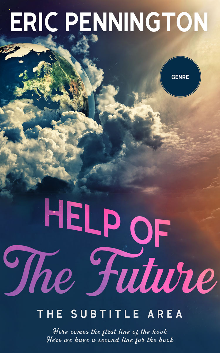 2D view of Premade Self-Improvement & Self-Help Book Cover - Pickled Bluewood