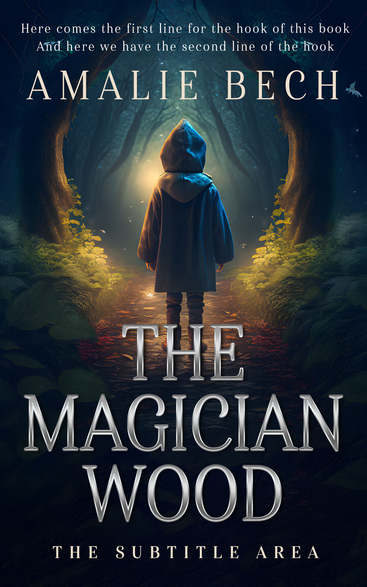 2D view of Premade Horror Book Cover - Mirage