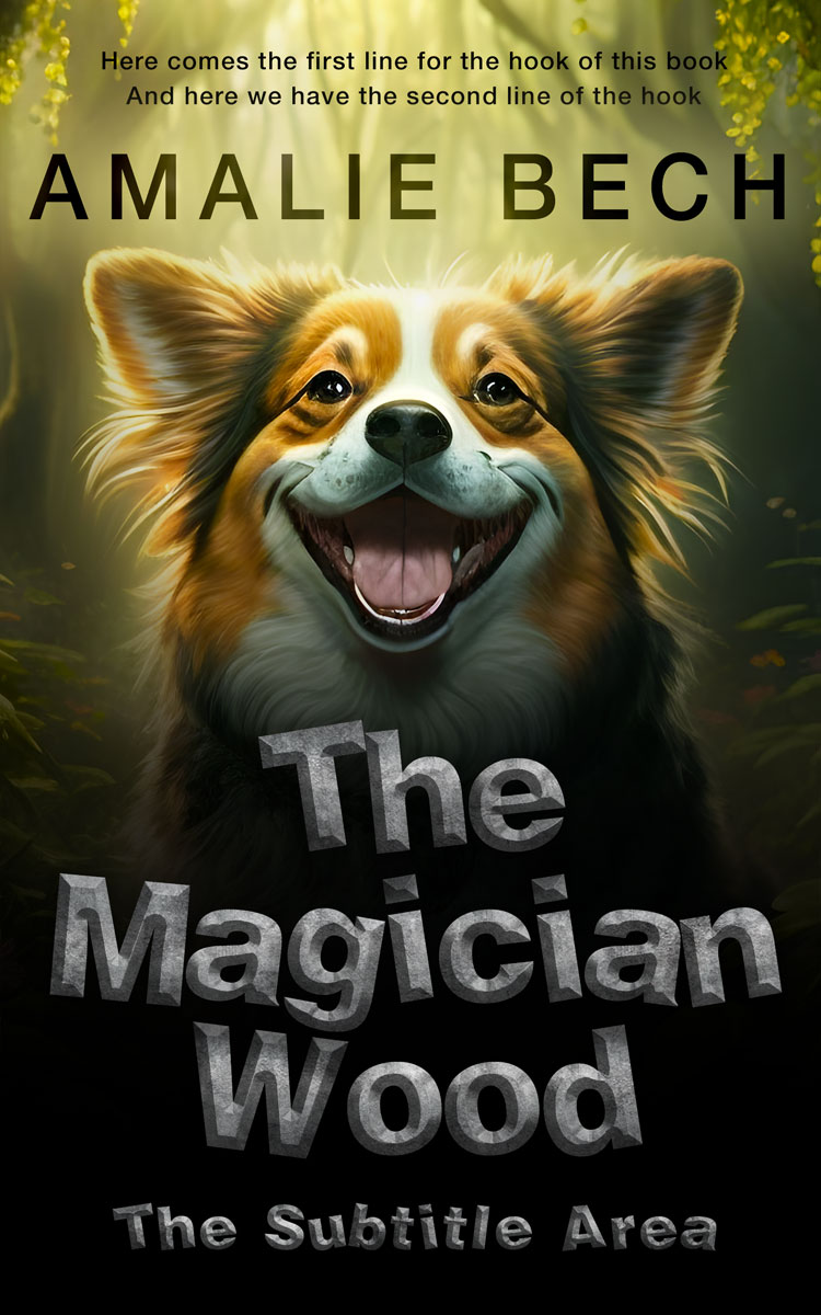 2D view of Premade Nature Book Cover - Laser