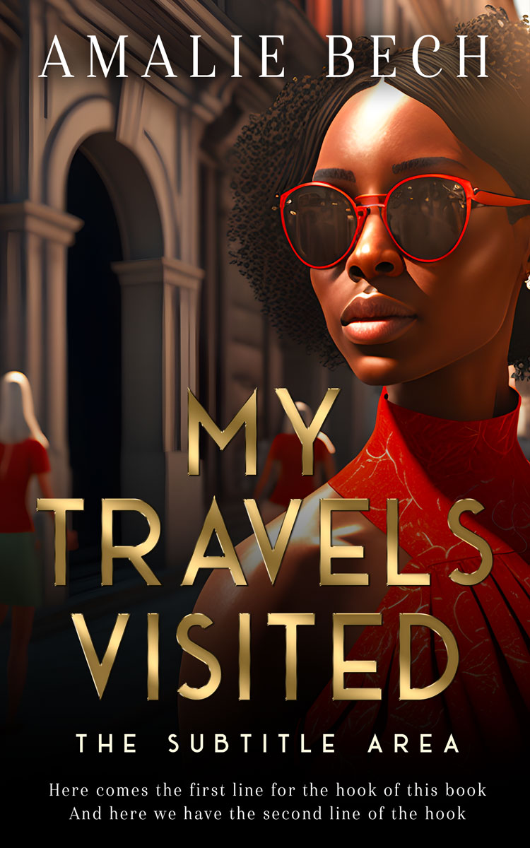 2D view of Premade Chick Lit Book Cover - Night Rider