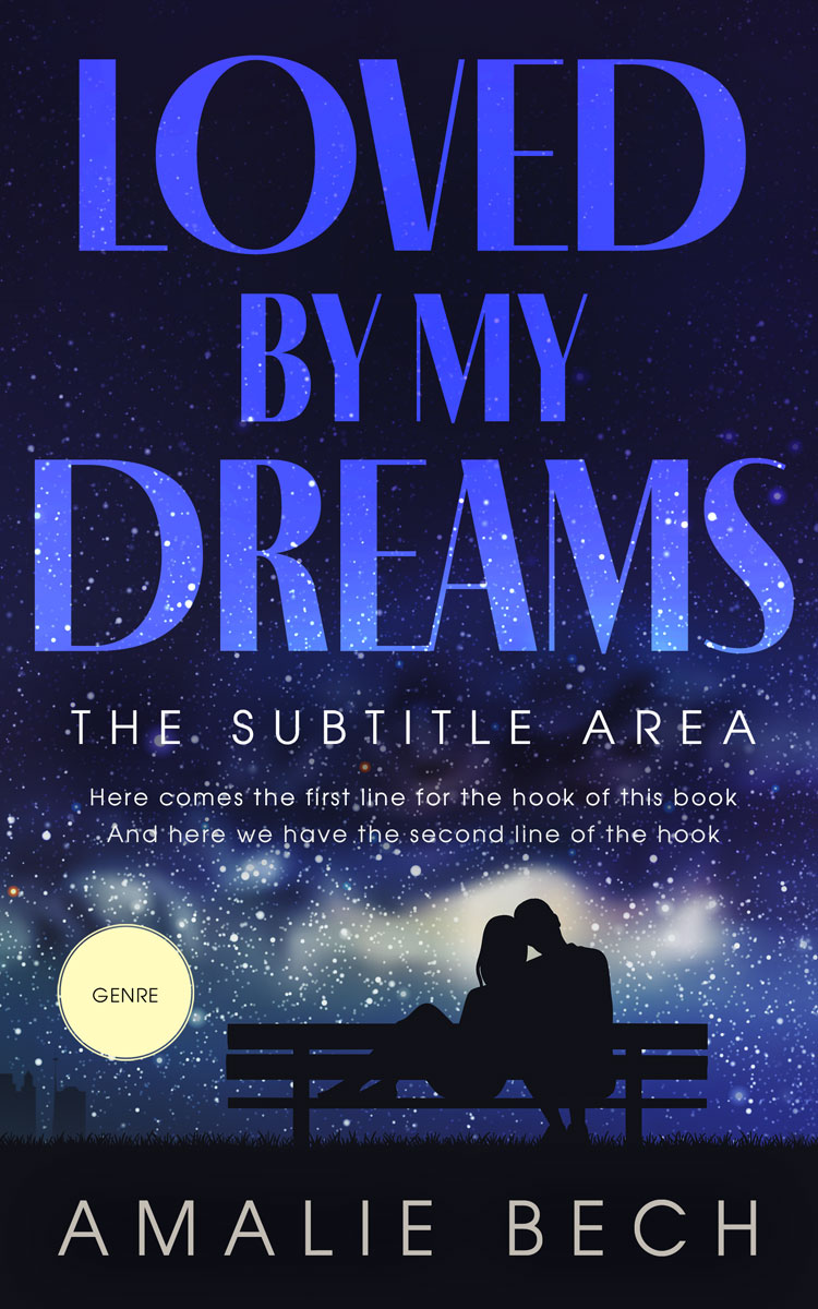 2D view of Premade Romance Book Cover - Mirage