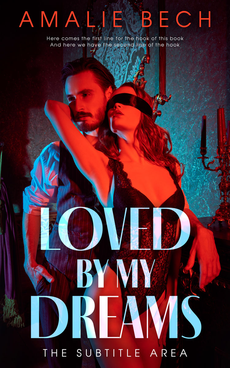 2D view of Premade Erotica Book Cover - Chestnut Rose