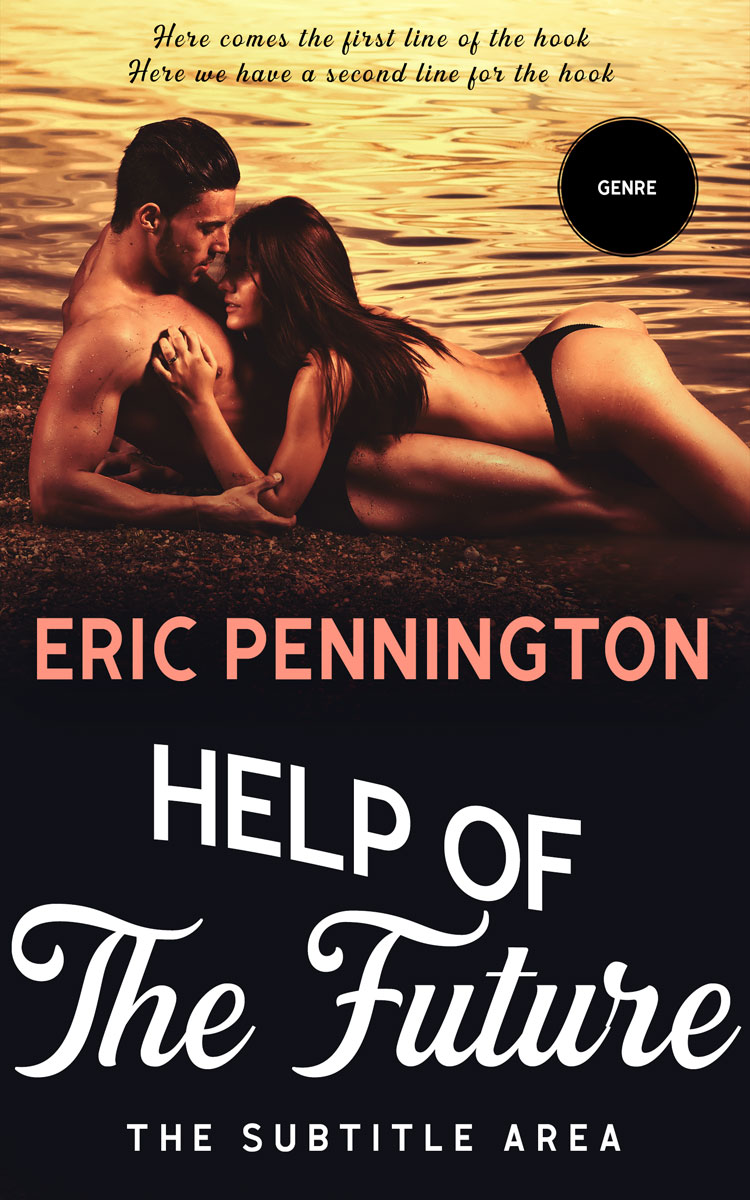 2D view of Premade Erotica Book Cover - Cocoa Brown