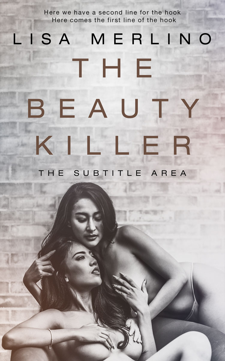 2D view of Premade Erotica Book Cover - Silver