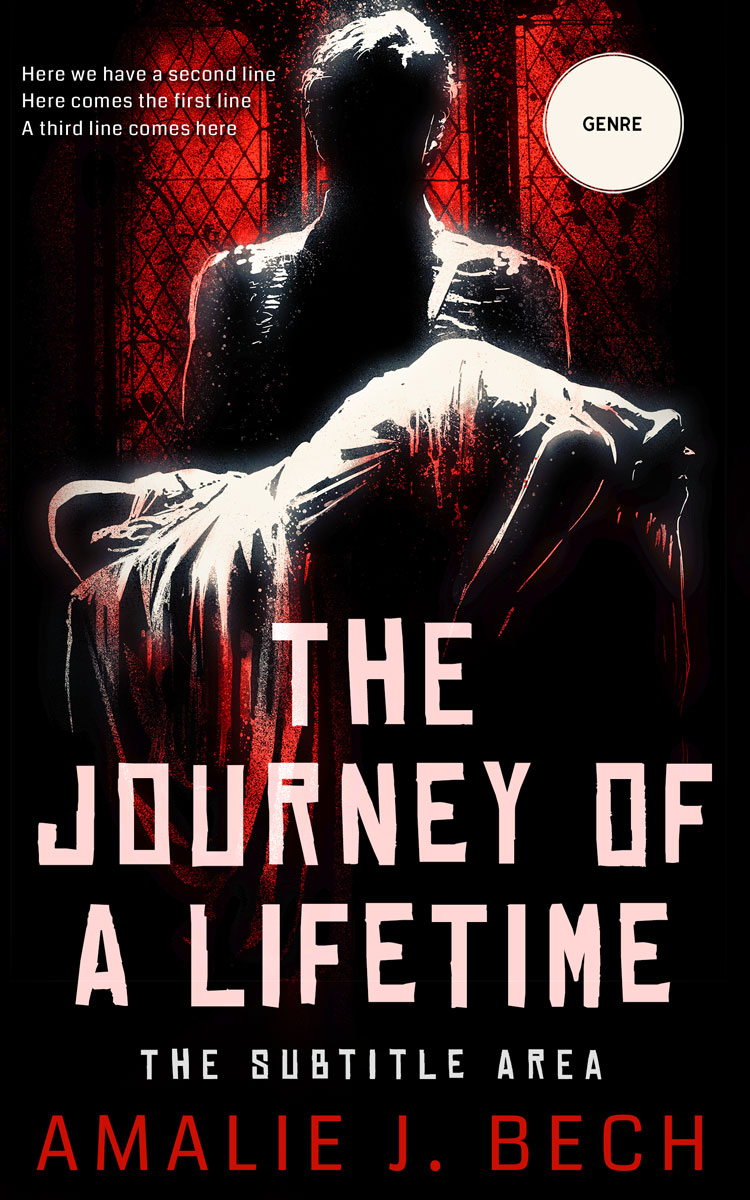 2D view of Premade Horror Book Cover - Shilo