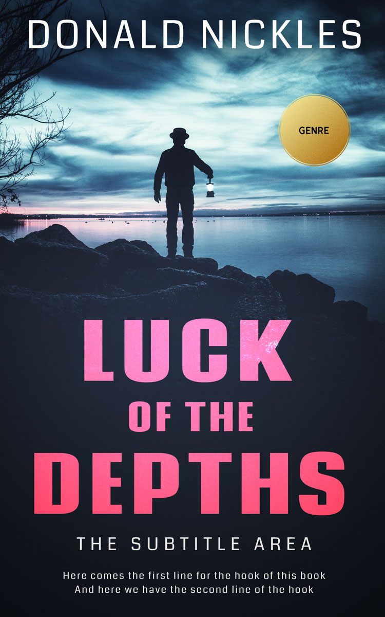 2D view of Premade Mystery & Thriller & Suspense Book Cover - Blossom