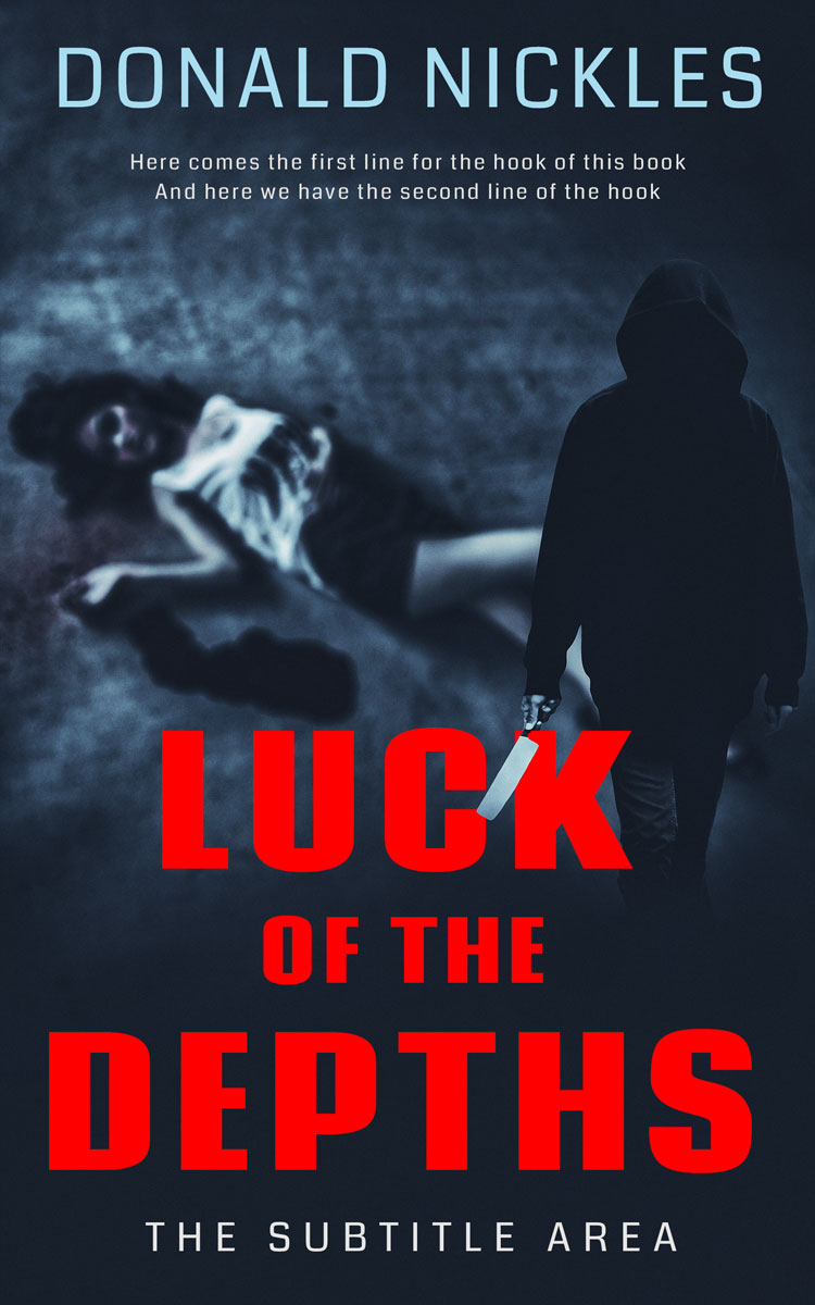 2D view of Premade Mystery & Thriller & Suspense Book Cover - Mirage