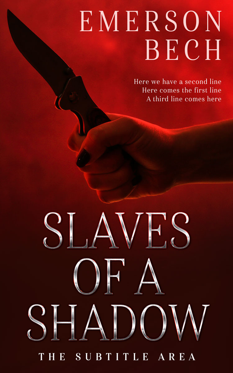 2D view of Premade Mystery & Thriller & Suspense Book Cover - Rebel