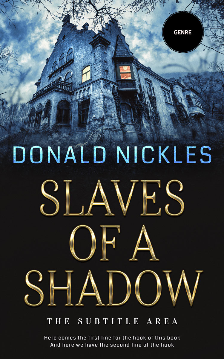 2D view of Premade Mystery & Thriller & Suspense Book Cover - Powder Ash