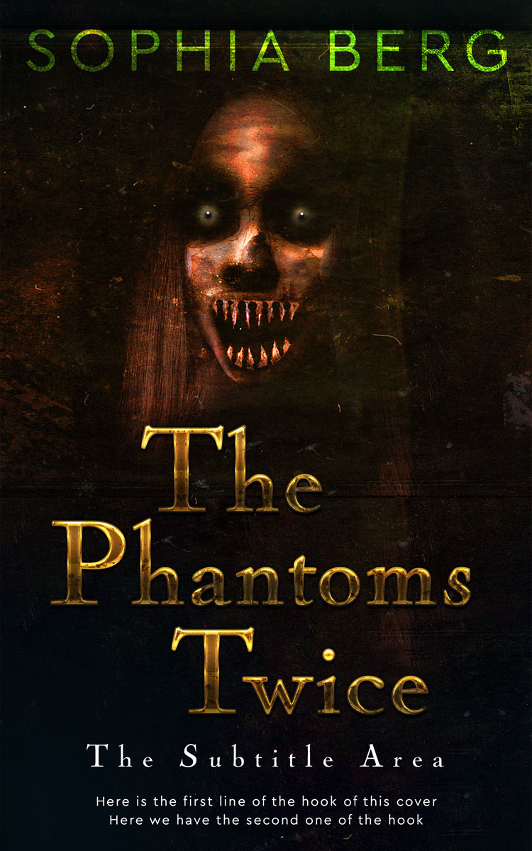 2D view of Premade Horror Book Cover - Night Rider