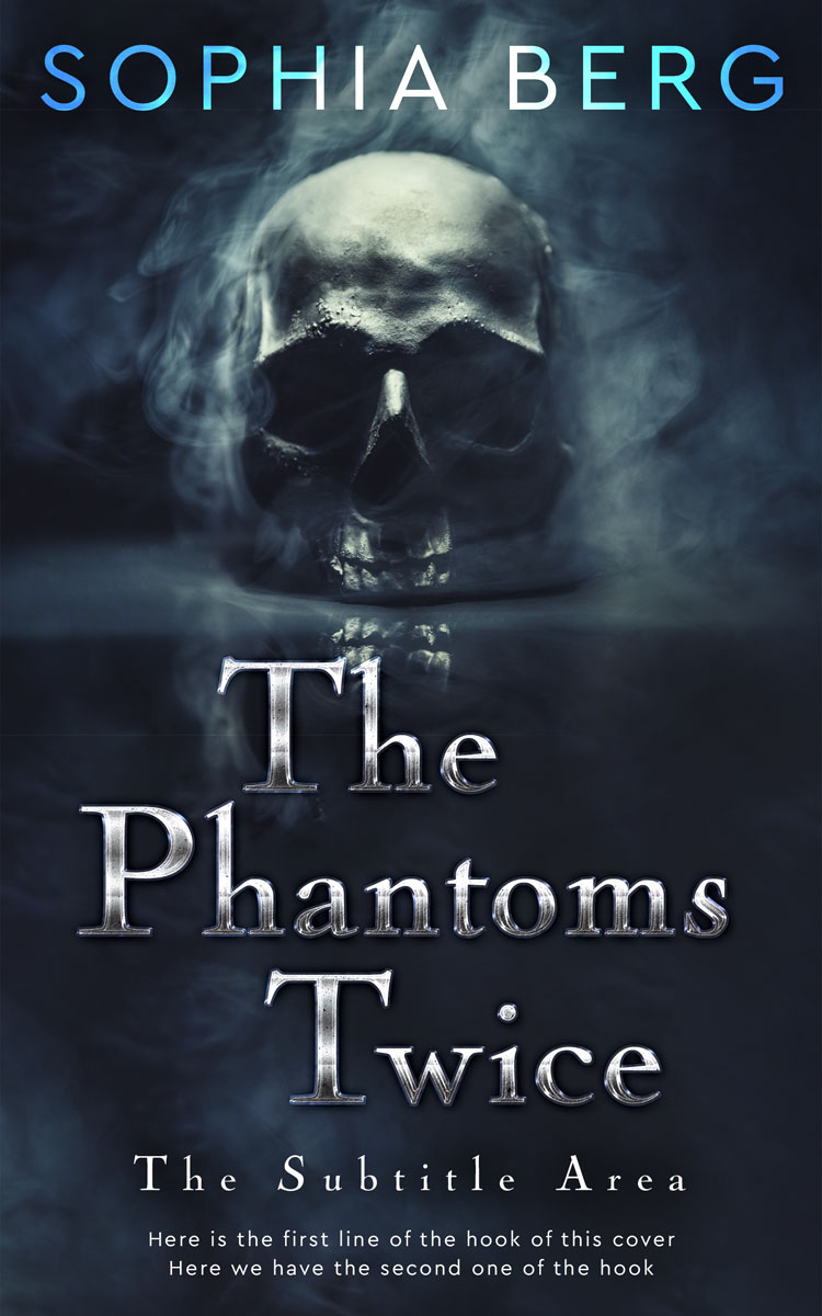 2D view of Premade Horror Book Cover - Ebony Clay