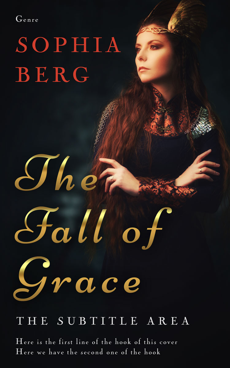 2D view of Premade Chick Lit Book Cover - Woodsmoke